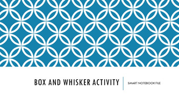 Preview of Box and Whisker Plot Activity