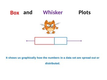 Preview of Box and Whisker Plot Analysis and Construction including Outliers