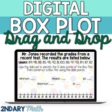 Box and Whisker Plot Digital Drag and Drop Activity