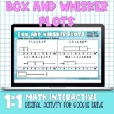 Box and Whisker Plot Digital Practice Activity