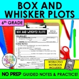 Box and Whisker Plot Notes & Practice | Box Plot Diagram G