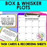 Box and Whisker Plot Task Cards