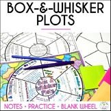 Box and Whisker Plots Doodle Math Wheel | Box Plots Guided