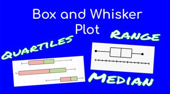 Preview of Box and Whisker Plots -- Video Notes, Graphic Organizer, and Differentiated WS