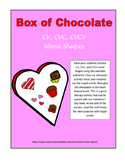 Box of Chocolate CV, CVC, CVCV Word Shapes