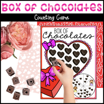 Preview of Box of Chocolates Valentine's Day Counting Game