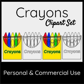 11+ Clip Art Crayon Box