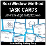 Box or Window Method - Multi-Digit Multiplication Task Cards