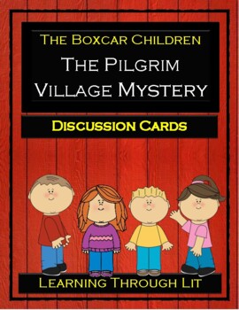 Preview of Boxcar Children PILGRIM VILLAGE MYSTERY Discussion Cards (Answer Key Included)