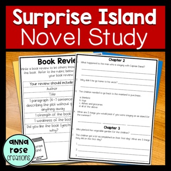 Preview of Boxcar Children - Surprise Island Novel Study