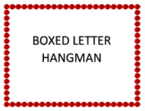 Boxed Letter Hangman Game