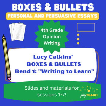Preview of Boxes and Bullets: Personal and Persuasive Essays Bend 1