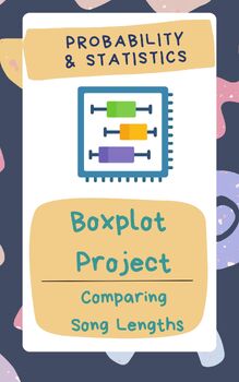Preview of Boxplot Project - Comparing Song Lengths: Probability & Statistics or AP Stats