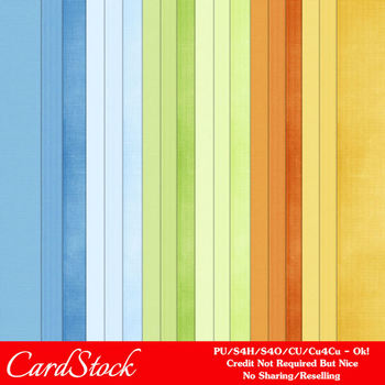 Preview of Boy Birthday Colors Cardstock Digital Papers