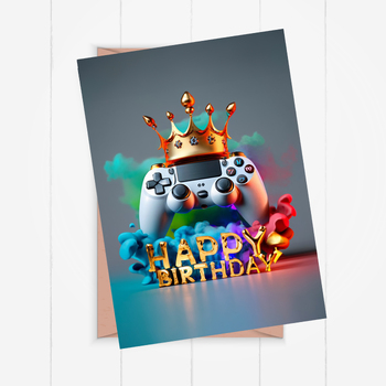 Preview of Boy Birthday card, Gamer Birthday Card, Teen Birthday Card, Tween Birthday Card