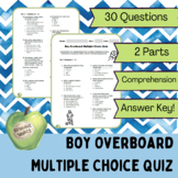 Boy Overboard Multiple Choice Quiz