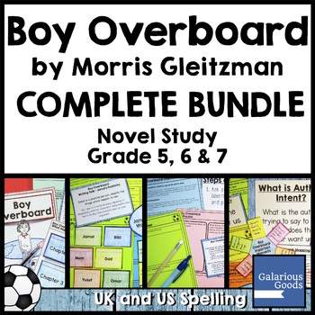 Preview of Boy Overboard Novel Study Bundle