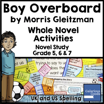 Preview of Boy Overboard Novel Study: Whole Novel Activities