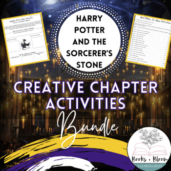 Preview of Boy Wizard Unit Bundle: Engaging Chapter Activities