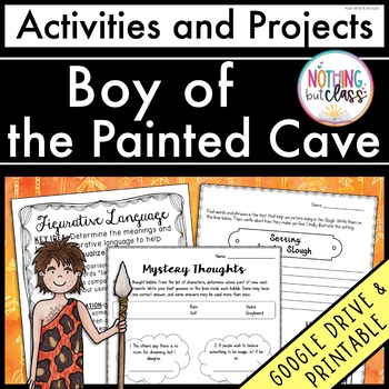Preview of Boy of the Painted Cave | Activities and Projects | Worksheets and Digital