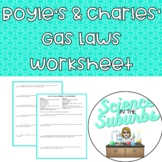 Boyle's & Charles' Gas Laws Worksheet