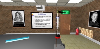 Preview of Boyle's Law 3D Interactive Simulation (Windows)