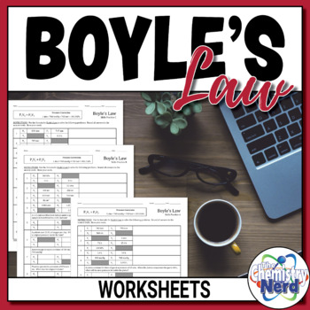 Preview of Boyle's Law Worksheets | Print | Digital | Gas Law | Distance Learning