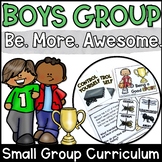 Boys Group Counseling Curriculum for Coping, Social Skills