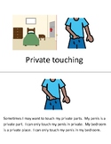 private parts social story worksheets teaching resources