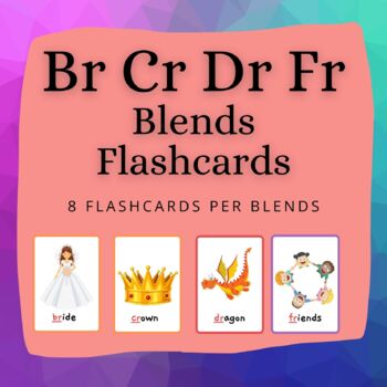 Preview of Br Cr Dr Fr Blends Flashcards