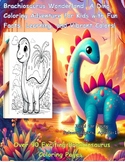 Brachiosaurus Coloring Adventure: Fun Facts, Learning, Vib