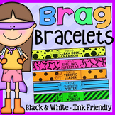 Brag Bracelets - Ink Friendly Black and White