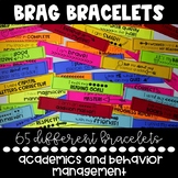 Brag Bracelets for Behavior Management, Goal Setting, Academics
