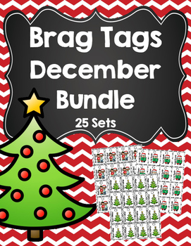 Preview of Brag Tag December Bundle