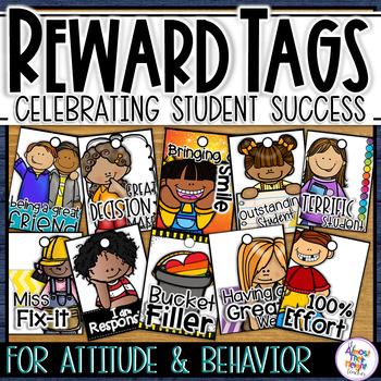 Preview of Reward Tags for Attitude and Behavior in the classroom