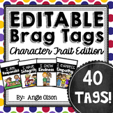 Editable Brag Tags - Character Traits Edition - Rewards Sy