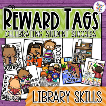 Preview of Reward Tags for Library Skills