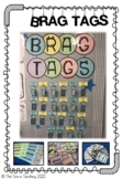 Brag Tags Stickers! (Black and White)