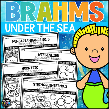 Preview of Brahms Under the Sea | SEL Classical Music Listening Activities for Summer