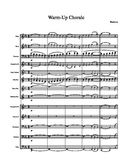 Brahms Warm-Up Chorale for Band