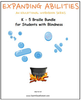 Preview of Braille Bundle,  Grades 3 - 5 for Students with Blindness