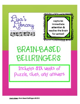 Preview of Brain Based BellRingers Packet 1 - 5-Minute Class Openers