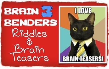 Preview of Brain Benders - Riddles and Brain Teasers 3