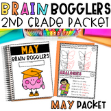 Brain Bogglers | May Early Finisher | Morning Work | 2nd Grade