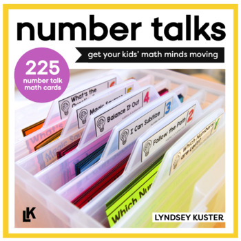 Preview of Math Logic Puzzles - Number Talk Task Cards - Math Enrichment - 1st & 2nd Grade