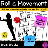 Brain Break Activity Roll a Gross Motor Movement