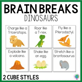 Brain Break: Roll-A-Rawr Dinosaur Dice Activity Chart