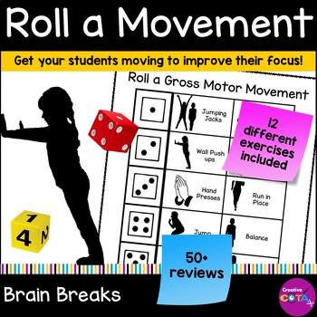 Preview of Occupational Therapy or Classroom Brain Break SEL Activity Gross Motor Movement