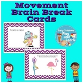 Brain Break Movement Cards