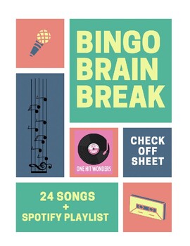 Preview of Music Bingo Break ~ One-Hit Wonder Songs